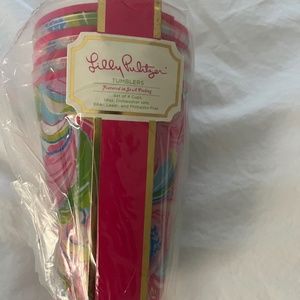 Lilly Pulitzer Plastic Drinkware Set